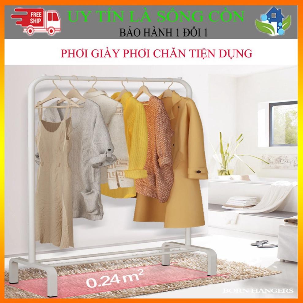 Giá kệ treo áo quần tiện ích chữ U có một phần để giày dép thông minh