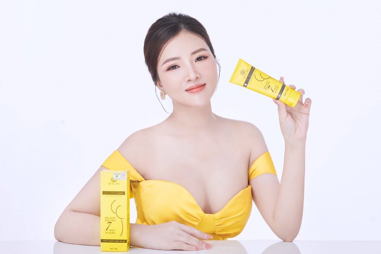 Liệu trình 3h Kẹo mầm sâm tố nữ Xmax Mychi  và Kem nở ngực Mychi Massage Cream