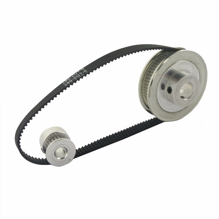 Buly, Puly, Pulley Trục 10mm - 80 Răng, sử dụng với dây đai 2GT-6mm