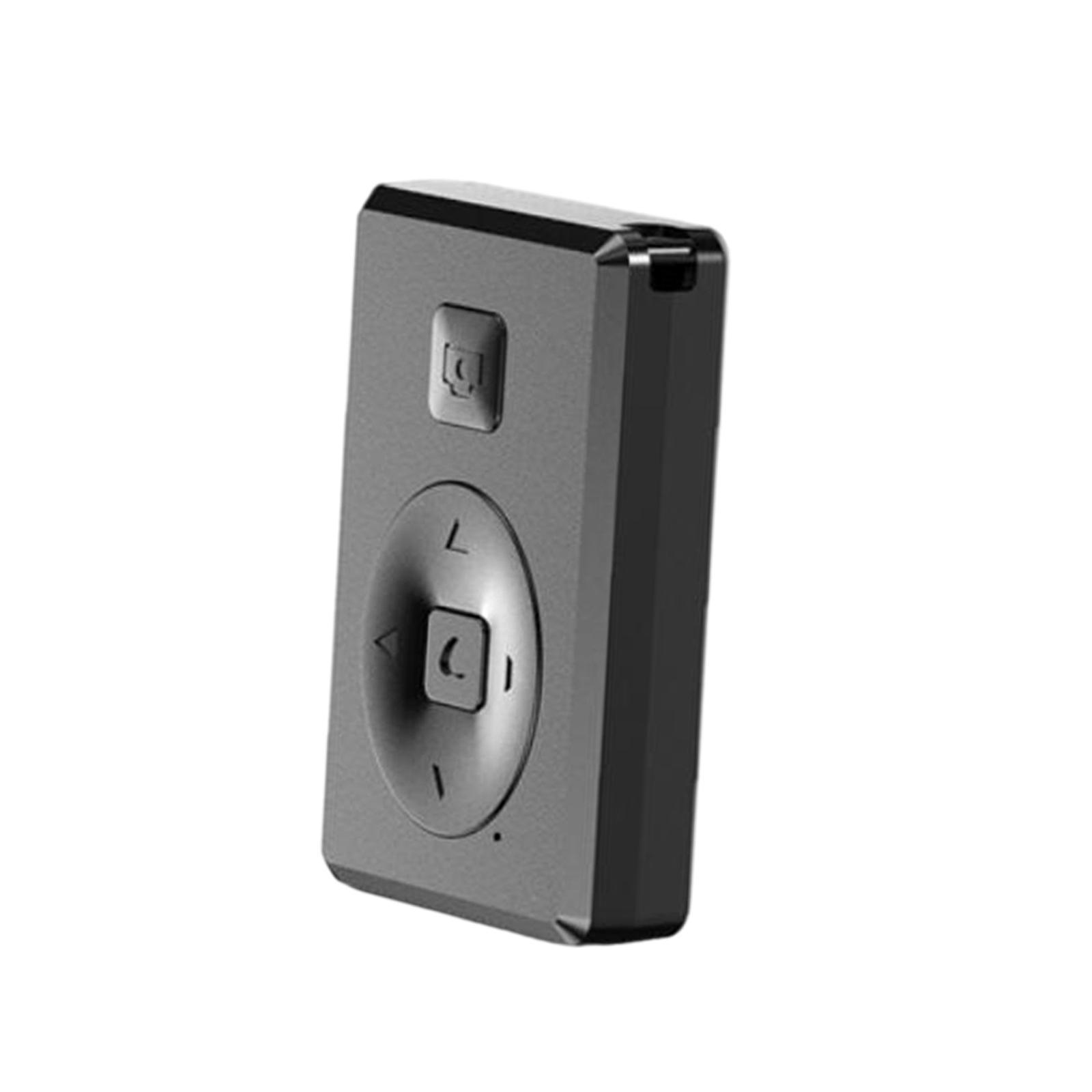 Wireless Bluetooth Camera Shutter Remote Control for Smartphones Black