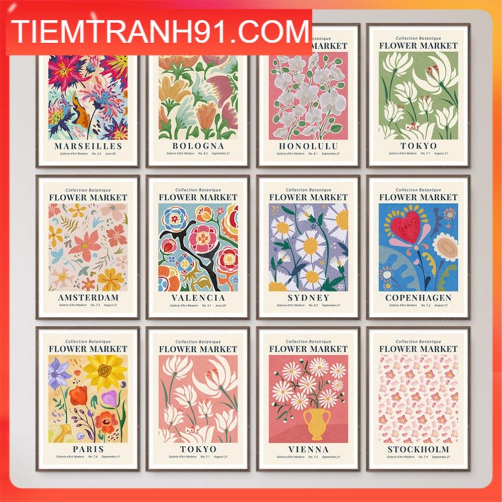 Tranh Giá Rẻ L2 - In Theo Yêu Cầu Tranh văn phòng viền đen, khung gỗ, tặng kèm đinh treo