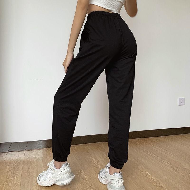 - ̉ ̣̂ Quần Jogger Nữ Ulzzang Hot - Chất Umi Đanh Mịn Mát - Quần Thun Thể Thao Lưng Cao- Cạp Chun Bo Gấu