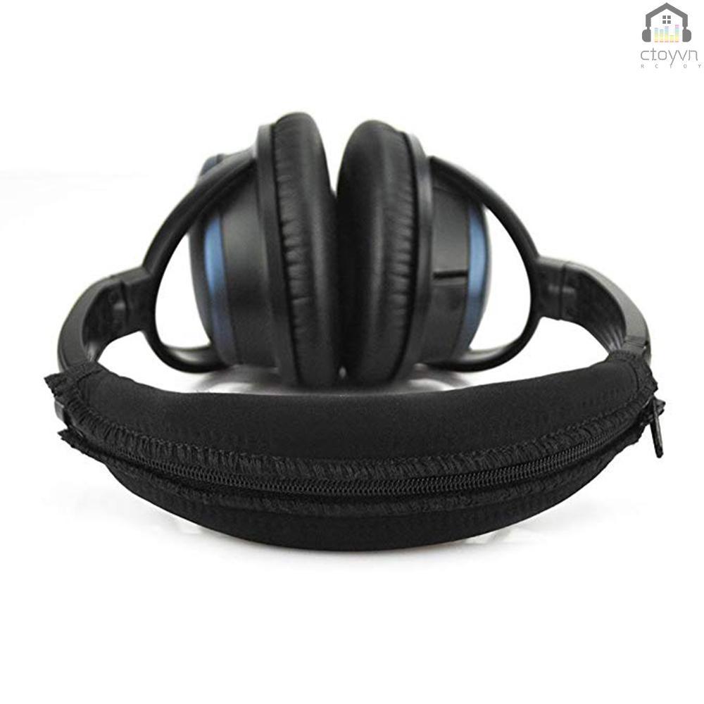 Đệm bọc bảo vệ tai nghe chụp đầu có khóa kéo thay thế chuyên dụng cho Bose QC15
