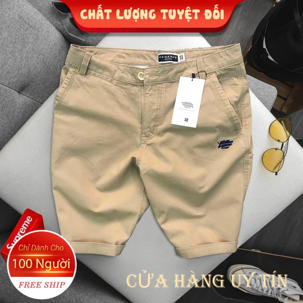 Quần short kaki nam cao cấp màu đen