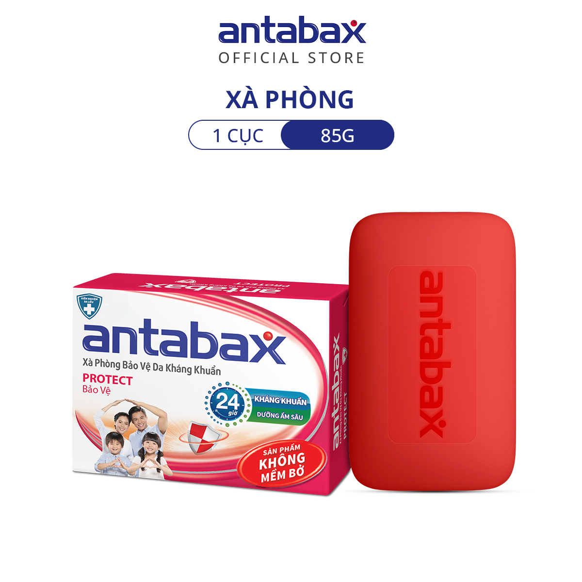 Combo 4 Xà Phòng Bảo Vệ Da Kháng Khuẩn Antabax 85g