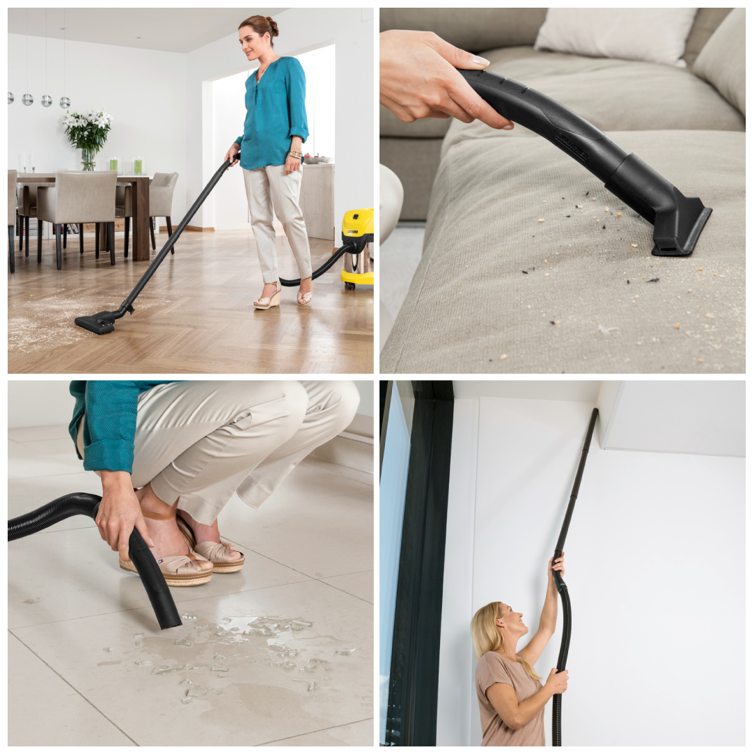 Máy hút bụi khô &amp; ướt cao cấp Karcher WD 3 Premium - Hàng chính hãng