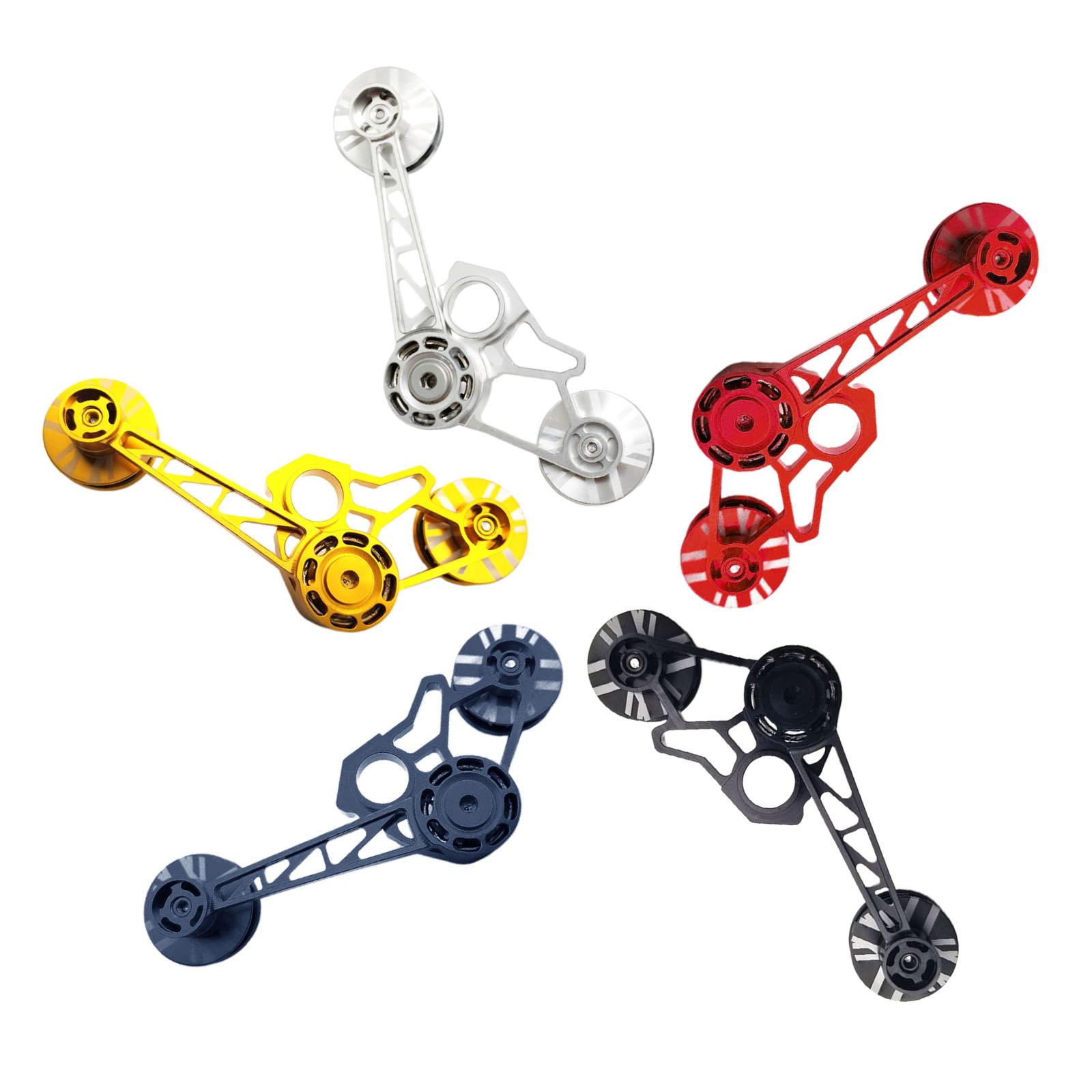 Bike Speed Adjuster, Bike Chain Tensioner Folding Bike Chain Stabilizer Rear Derailleur Chain Guide 1/2/3/6 Speed for Brompton