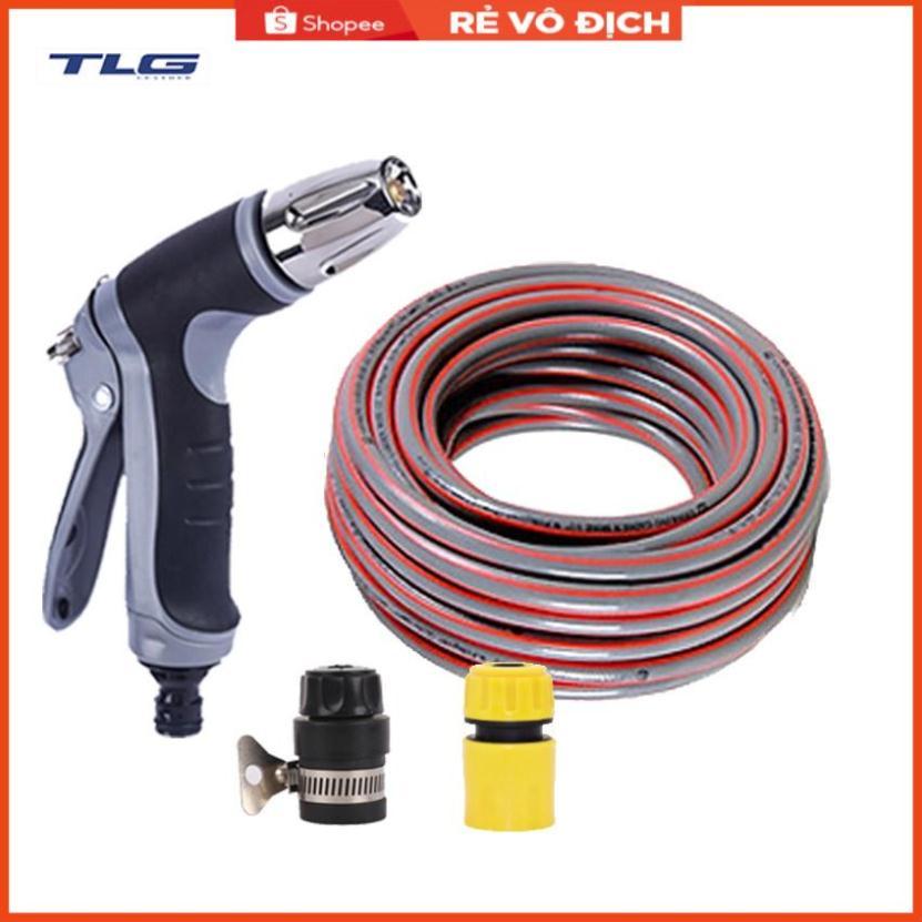 Bộ dây và vòi xịt tăng áp rửa xe tưới cây 206817 20M