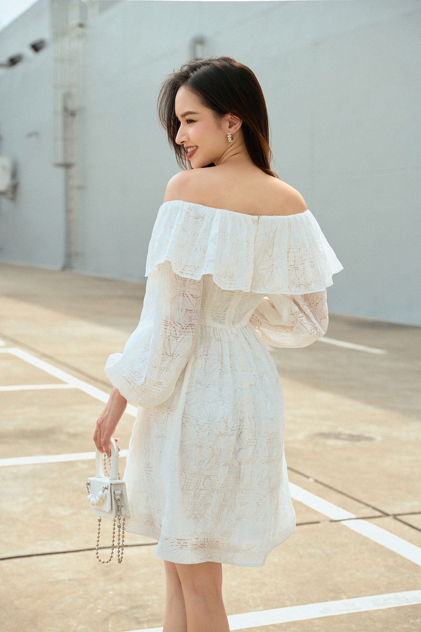 OLV - Đầm Lasie White Dress