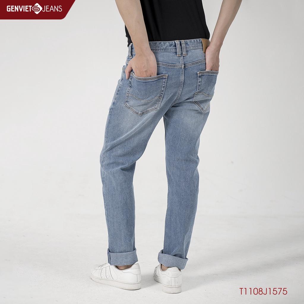 Quần Dài Jeans Nam Col Đứng T1108J1575 GENVIET