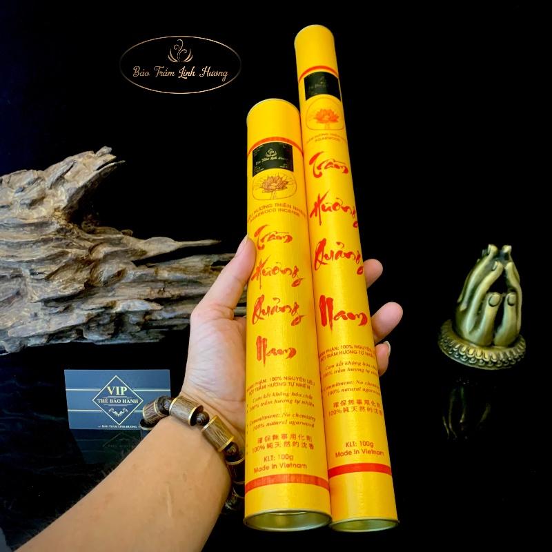 Ống Nhang Trầm Hương Quảng Nam Cao Cấp 63 Nén Dài 38cm Và 29cm - Hương Thơm Tự Nhiên Không Hóa Chất
