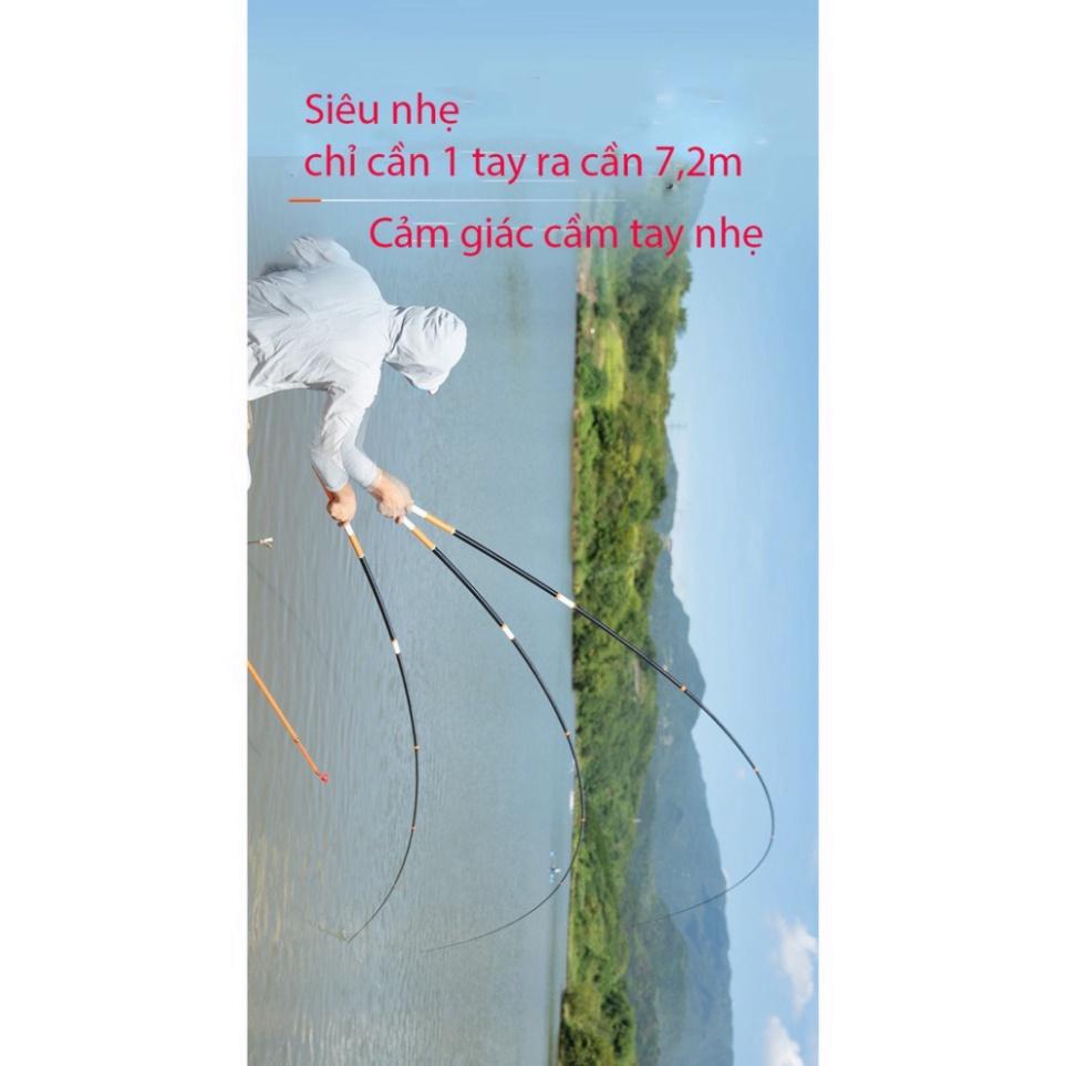 Sale to hot - Cần Câu Carbon Siêu Nhẹ Siêu Cứng MC Phục Ma Liên Kích 6H- Bản Mới 2021 Chuyên