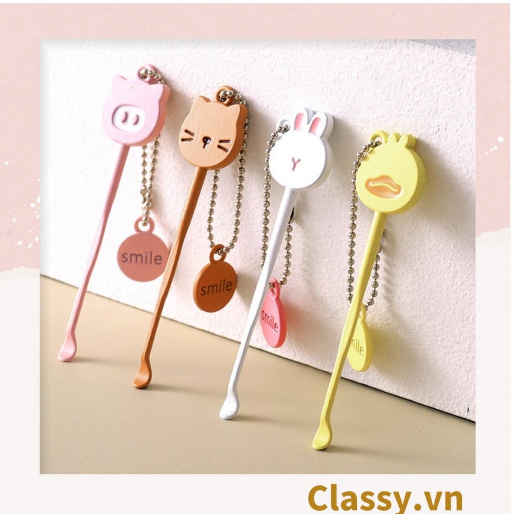 Cây ngoáy tai mini Classy, đính kèm móc khóa con vật cute ngộ nghĩnh PK1322