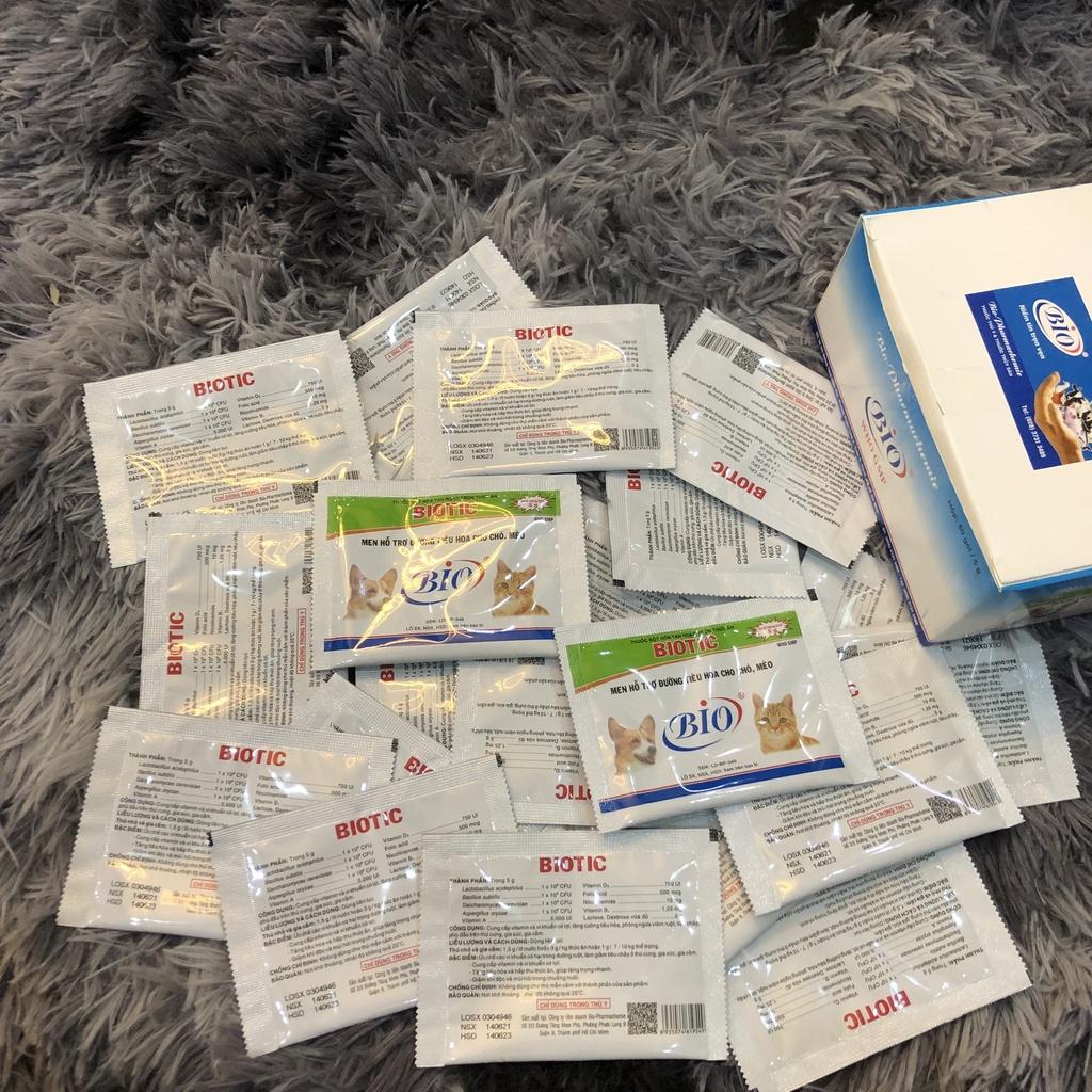 Biotic - Men Tiêu Hóa Hỗ Trợ Đường Tiêu Hóa Cho Thú Cưng, gói 5gr