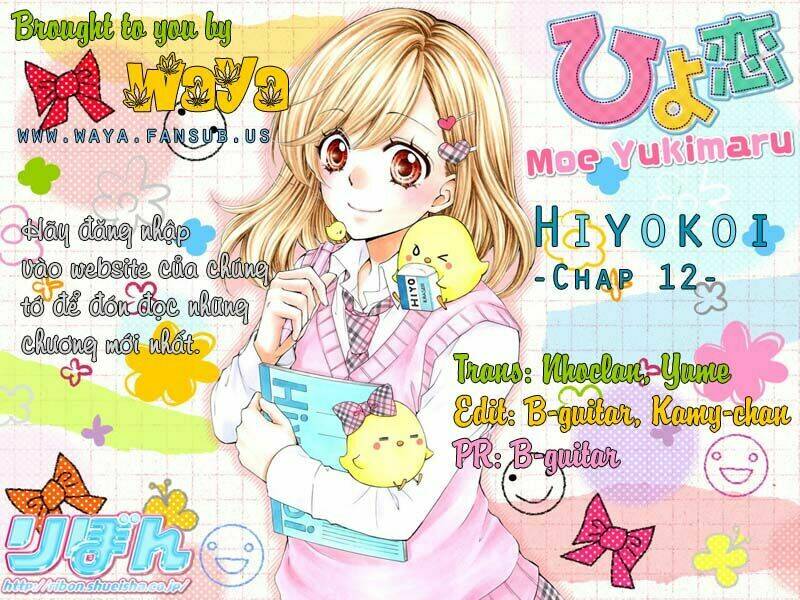 tình yêu của hiyo chapter 12 1