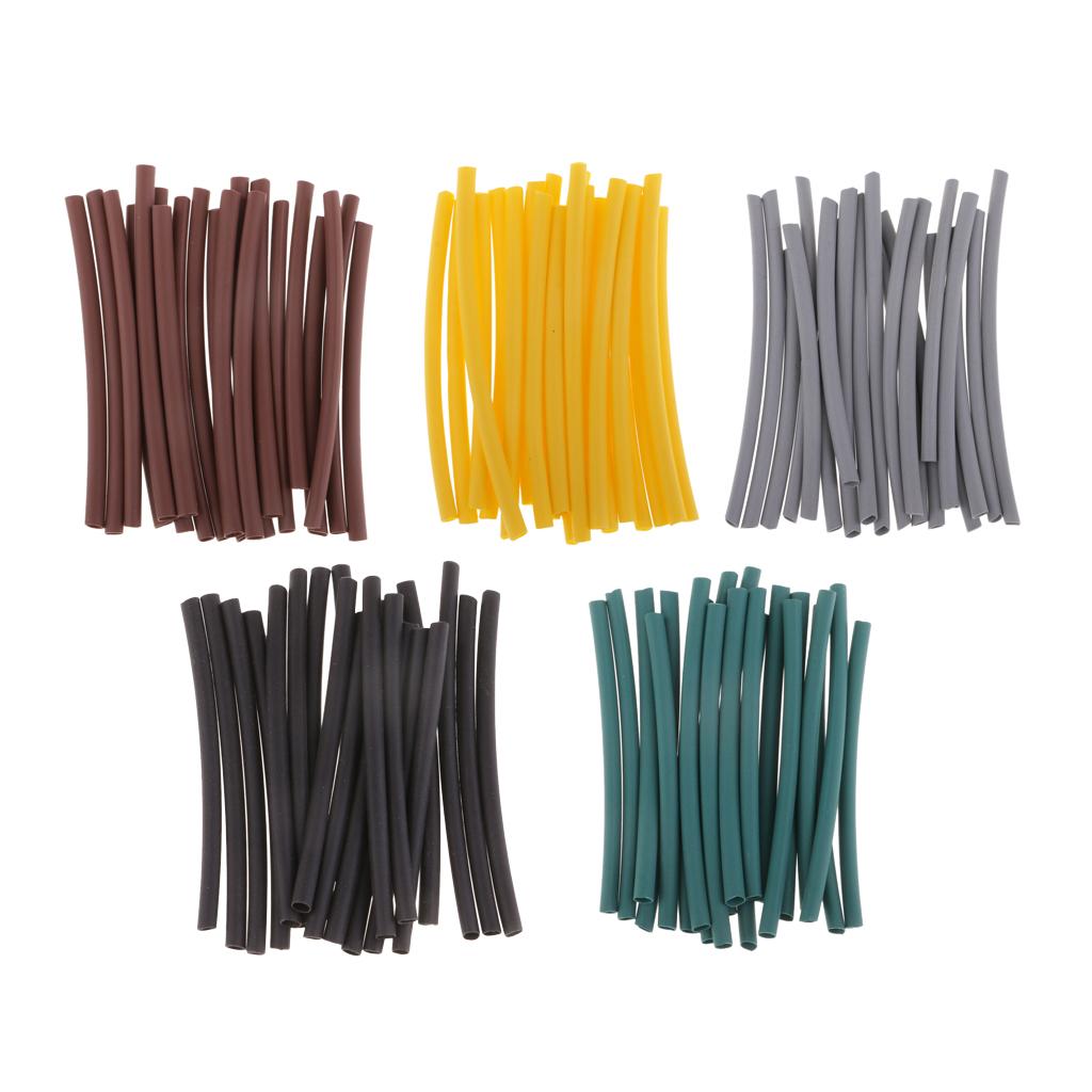 20pcs Heat Shrink Tube, Ronnie Rigs Sleeves, Carp Rig Making Tubing Black