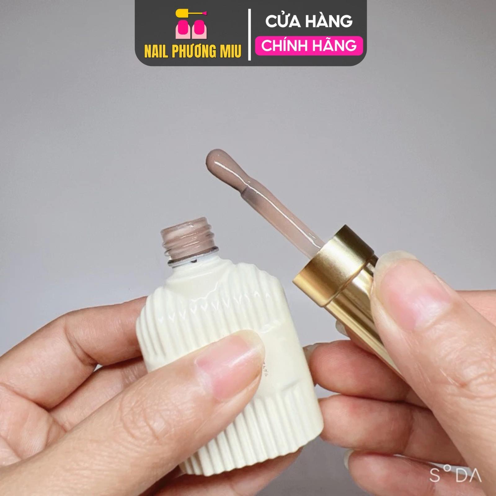 Sơn Thạch Lẻ Màu Nâu Nude Số 08 XEIJAYI VENDEENI Sang Trọng Tôn Da Làm Nail Hàn Quốc, Sơn Gel Màu Nâu trà sữa Nude Sáng Trơn Chuẩn Đẹp Nhẹ Nhàng
