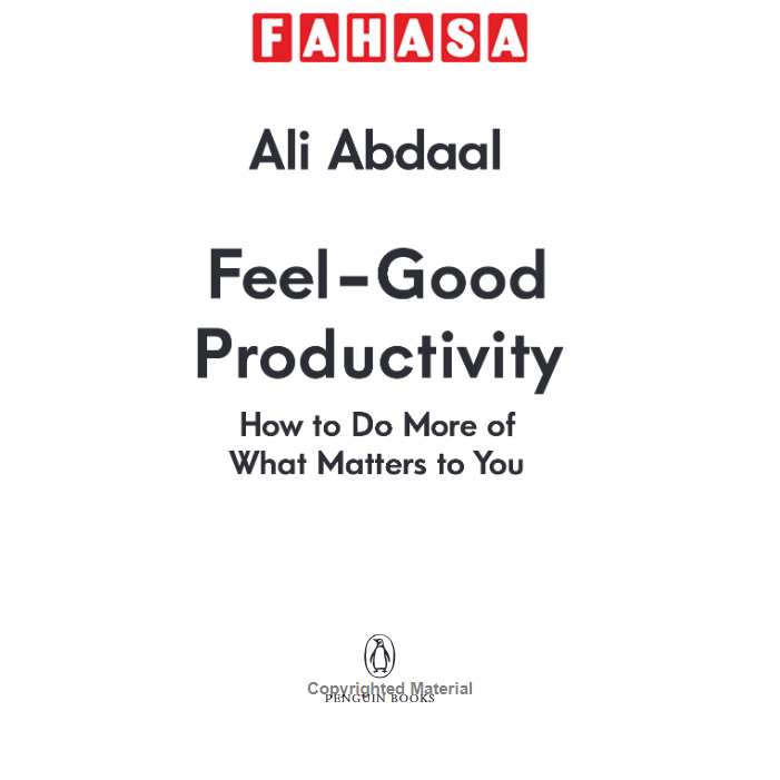 Sách ngoại văn: Feel-good Productivity