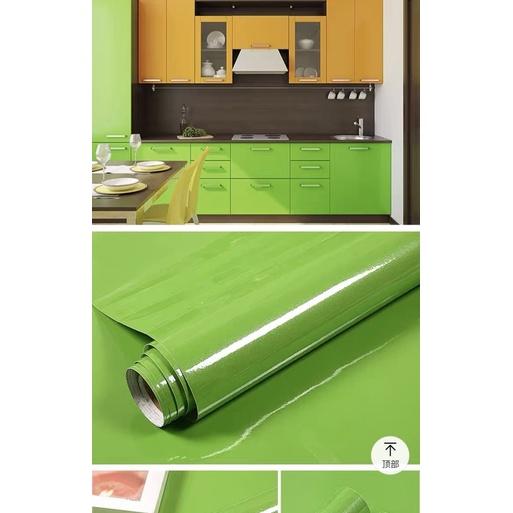 5M decal DÁN TƯỜNG MÀU PHỦ NHŨ BÓNG keo sẵn khổ 60cm