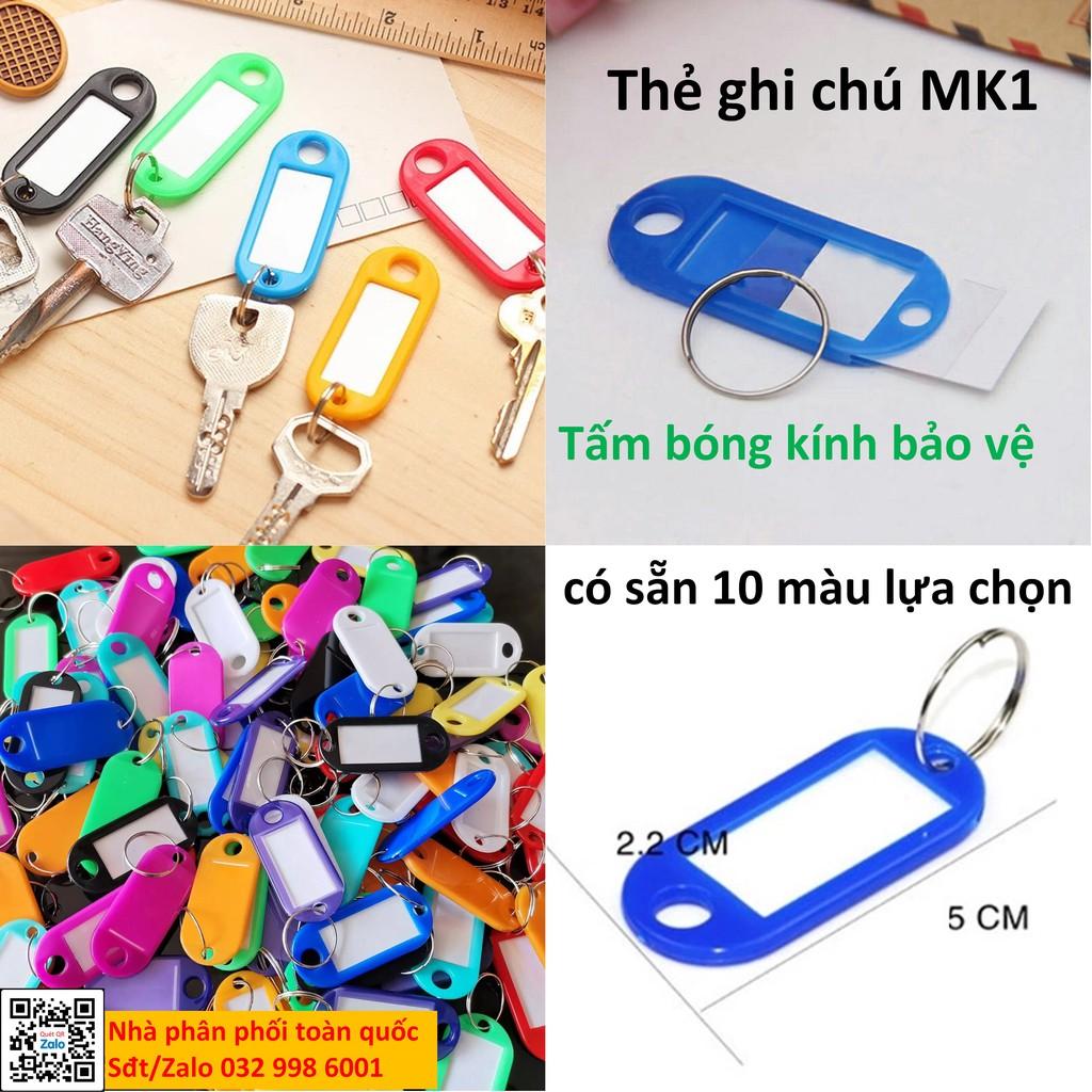 Combo 100 thẻ ghi chú chìa khóa x