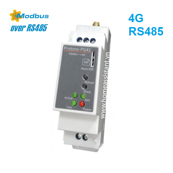 Bộ Định Tuyến Sim 4G LTE Sang RS485 Modbus Elfin PG41