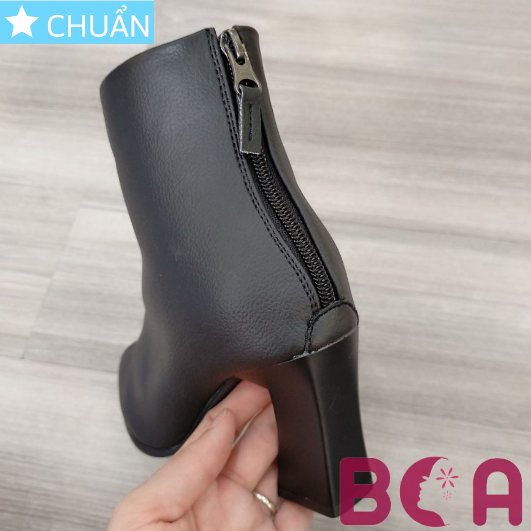 Giày bốt nữ cổ thấp thời trang cao cấp 7p RO369 ROSATA tại BCASHOP mang 1 nét đẹp lộng lẫy và cá tính