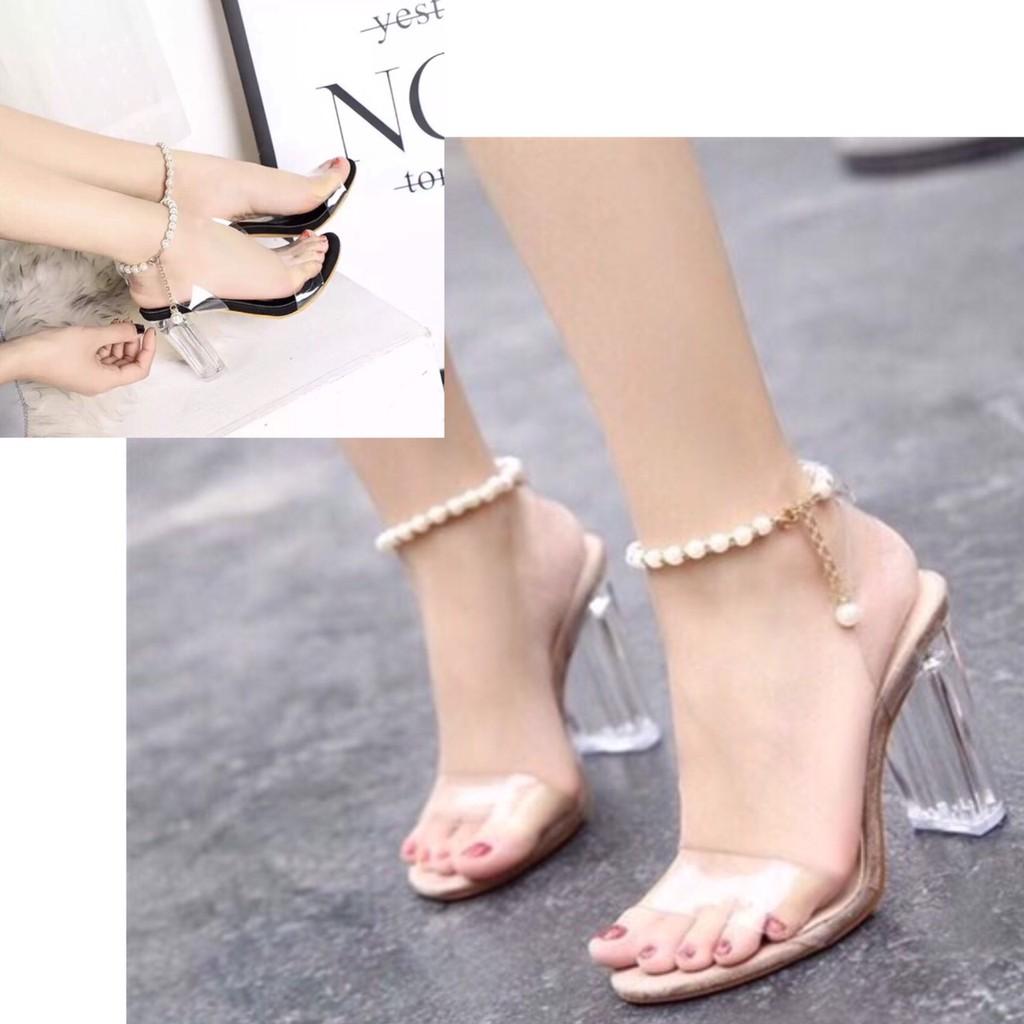 Giày cao gót 9 phân bản trong vòng cổ chuỗi LT