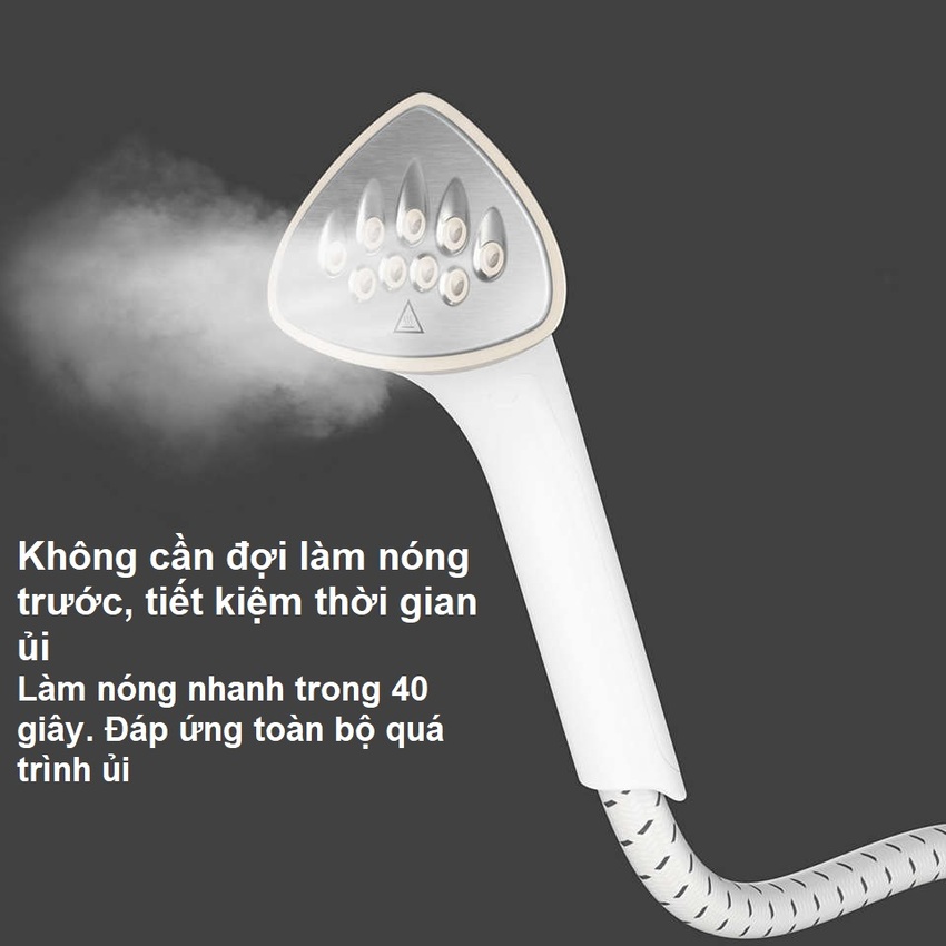 HÀNG CHÍNH HÃNG - Bàn ủi hơi nước dạng đứng Philips Stand Steamer STE1050/10, Serial 1000. Công suất 1800W