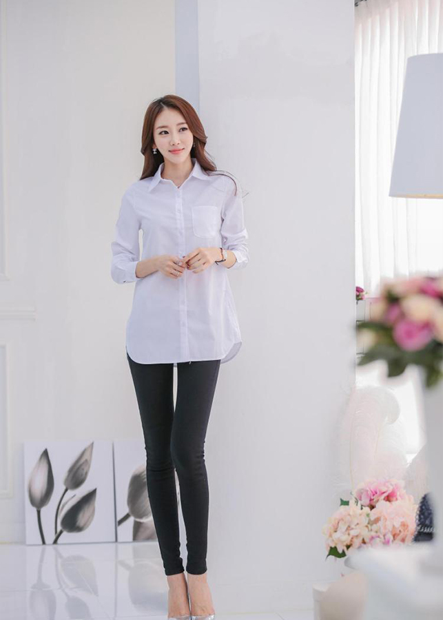 Sơ mi nữ phong cách công sở sm156