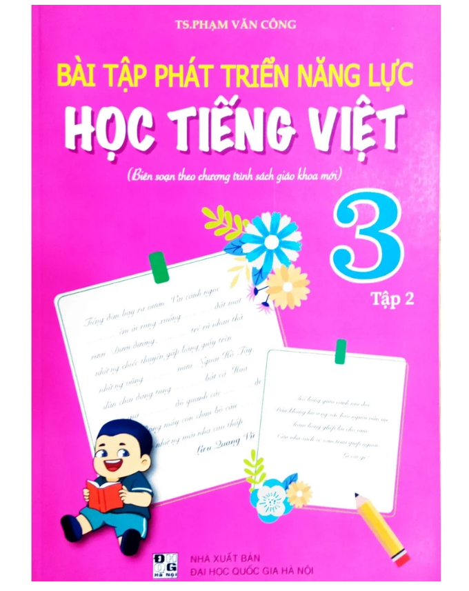 Sách - Bài tập phát triển năng lực học Tiếng Việt - Lớp 3 (Biên soạn theo chương trình sách giáo khoa mới)