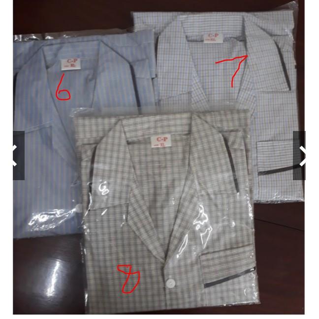 Bộ đồ ngủ pijama kate Tay dài quần dài kẻ sọc hoặc caro dành cho Nam