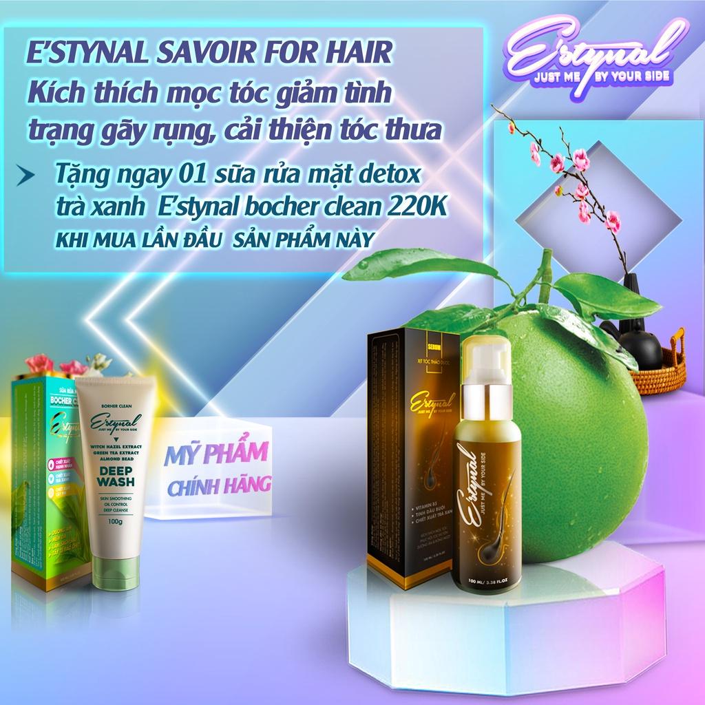 Xịt Kích Mọc Tóc, E’stynal Savoir For Hair, Kích thích mọc tóc, giảm tình trạng gãy rụng, cải thiện tóc thưa