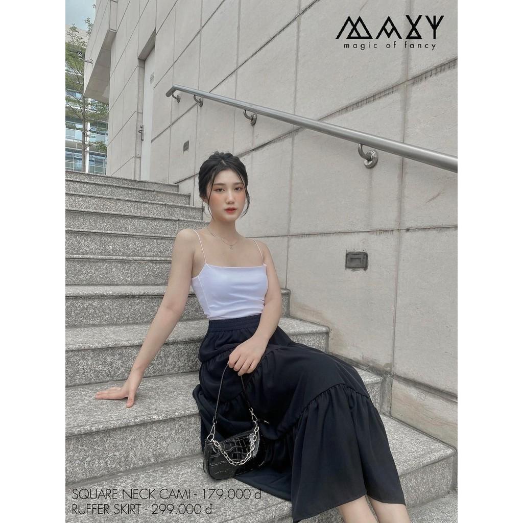 Chân váy dáng dài xoè tầng ruffer skirt Maxy Workshop