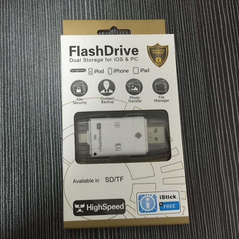 Đầu đọc thẻ nhớ cho ĐT táo tablet táo-i-FlashDevice HD Card Reader