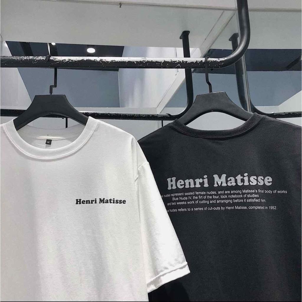 ÁO THUN ÁO PHÔNG TAY LỠ UNISEX NAM NỮ HENRI 2 MÀU THE 1992