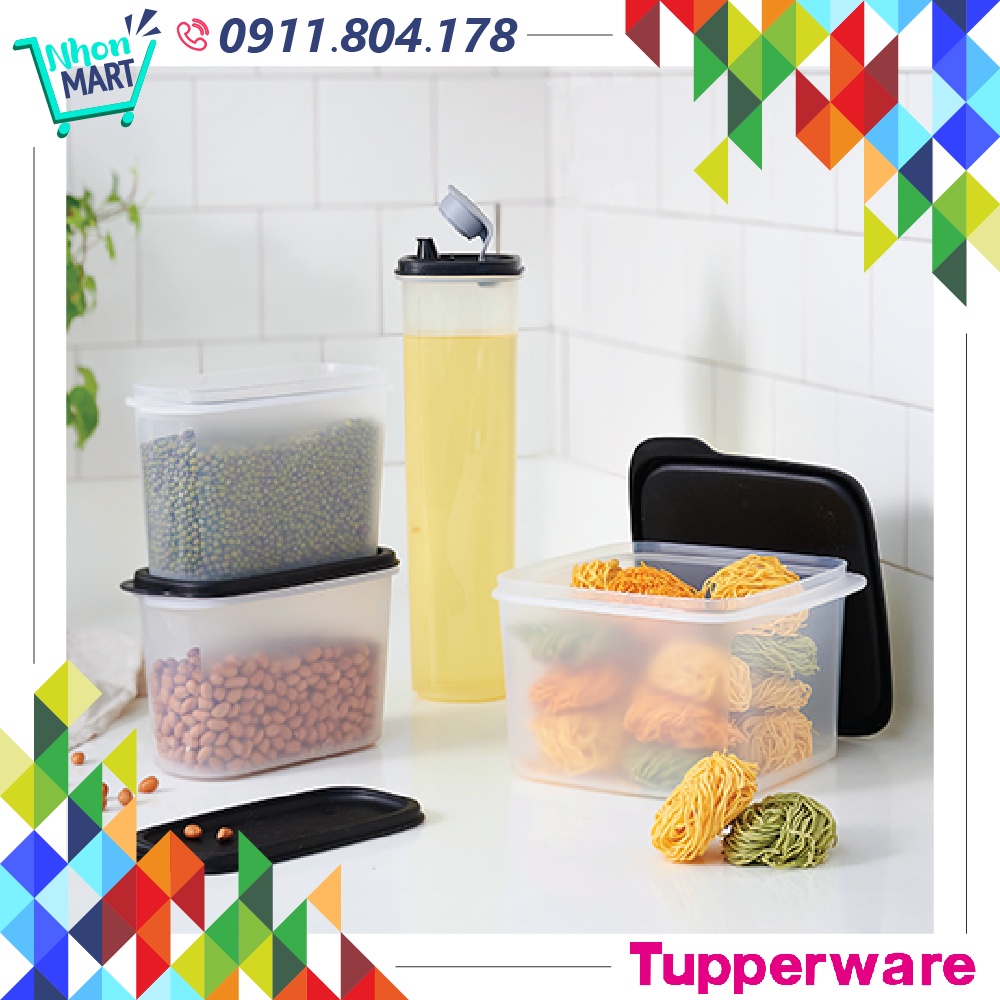 Bộ 4 Hộp Thực Phẩm Kệ Bếp Urban Kitchen Giúp Bảo Quản Thực Phẩm Khô Gọn Gàng Tiện Lợi