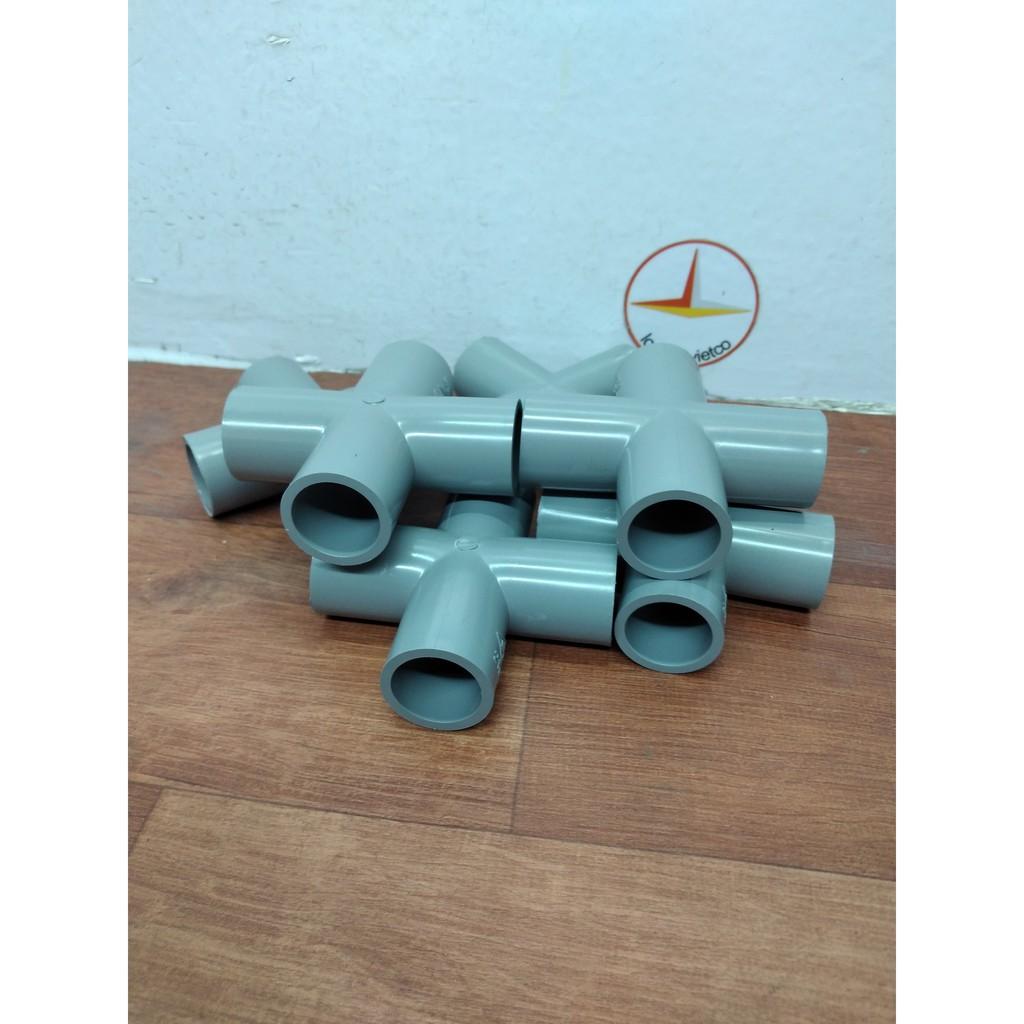 Chữ thập Pvc phi 21 _ 5 cái