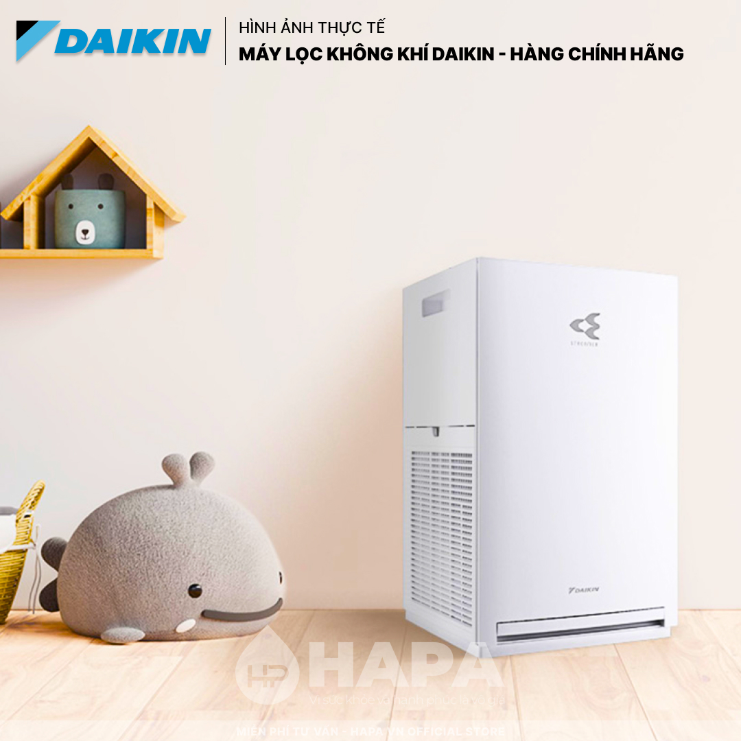 Máy Lọc Không Khí DAIKIN MCQ30ZVM7-A/G/P 3 Màu Tùy Chọn, Công nghệ HEPA - Hàng Chính Hãng DAIKIN