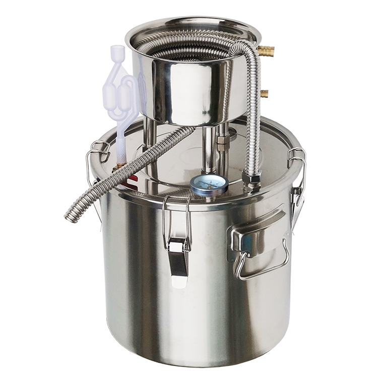 Nồi chưng cất tinh dầu 36 lít inox 304 chưng cất tinh dầu, nước cất các loại đa năng