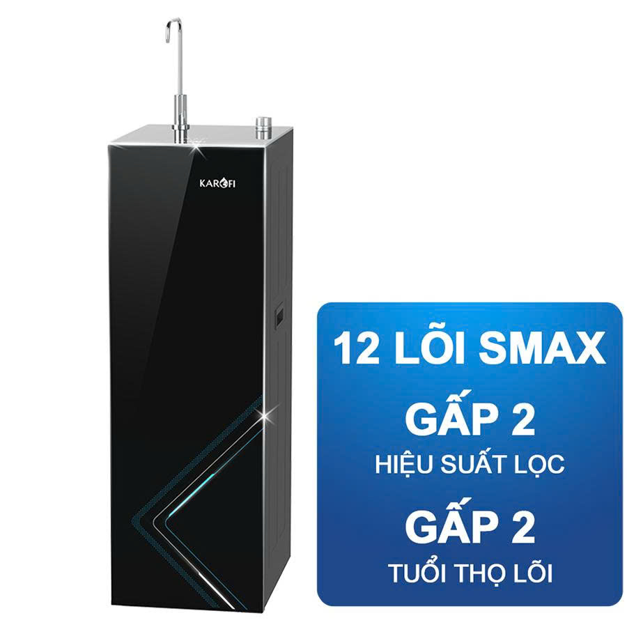 [ĐỘC QUYỀN ONLINE -Tặng Bộ Lõi ] Máy lọc nước RO 12 lõi Karofi KAQ-EC19 -BỔ SUNG HYDRO-ION KIỀM, Công nghệ AioTec, BH36 - Hàng chính hãng