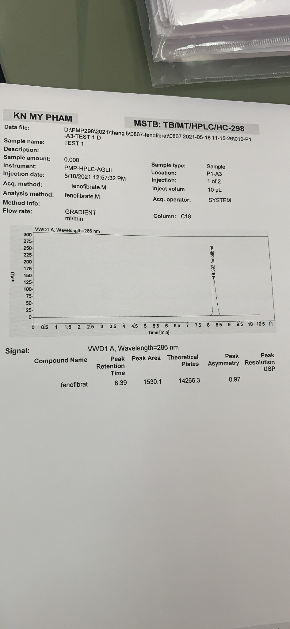 Cột Sắc Ký HPLC C18 (bộ kit 2 cột 150 &amp;amp; 250mm)