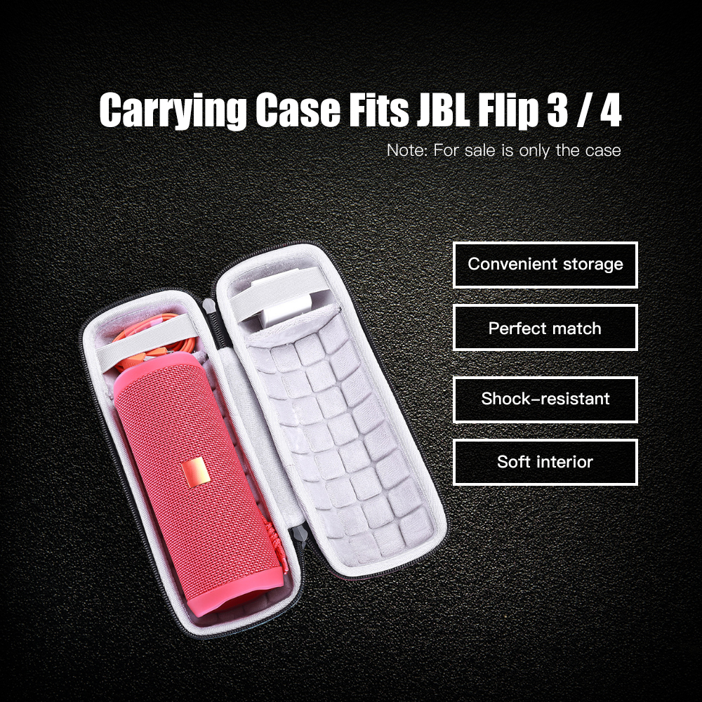 Vỏ Cứng EVA Cho Loa JBL FlIP 3 FlIP 4 BT Chống Va Đập Và Lớp Lót Mềm Bảo Vệ Khi Đi Du Lịch