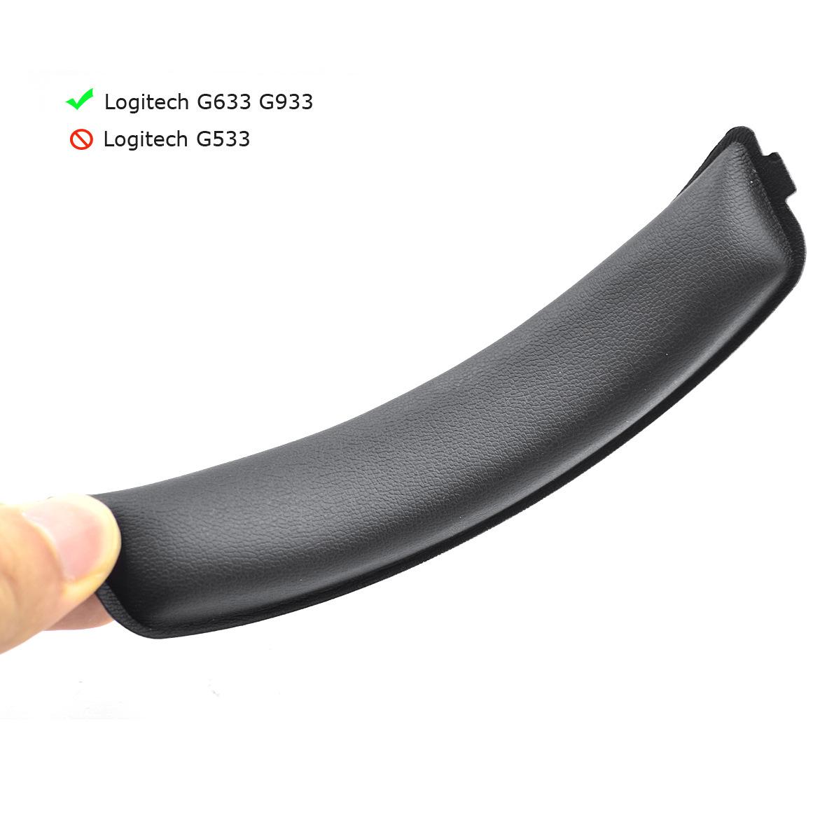 Thay thế đệm đệm tai và bộ đầu gối cho Logitech G633 G933 G635 G935 G633S G933S Tai nghe trò chơi Tai nghe Earpads Màu sắc: Đầu chùm PU PU