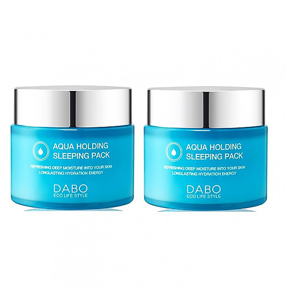 Bộ 2 mặt nạ ngủ cấp nước và thải độc da Dabo AQUA HOLDING SLEEPING PACK ( 80ml)- Hàn Quốc Chính Hãng