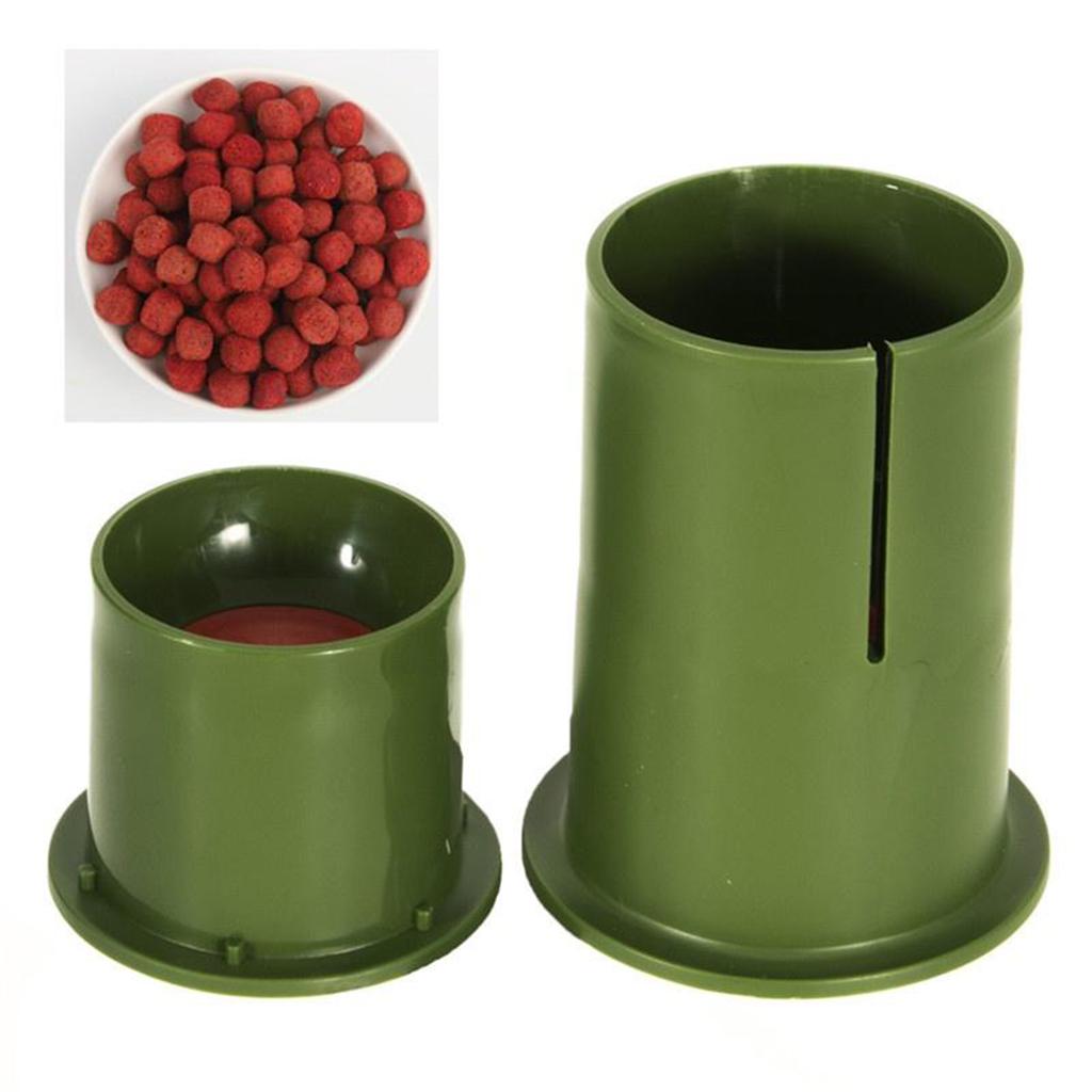 Plastic Fishing Bait Cage Tackle Basket Feeder Holder Fishing Accessories