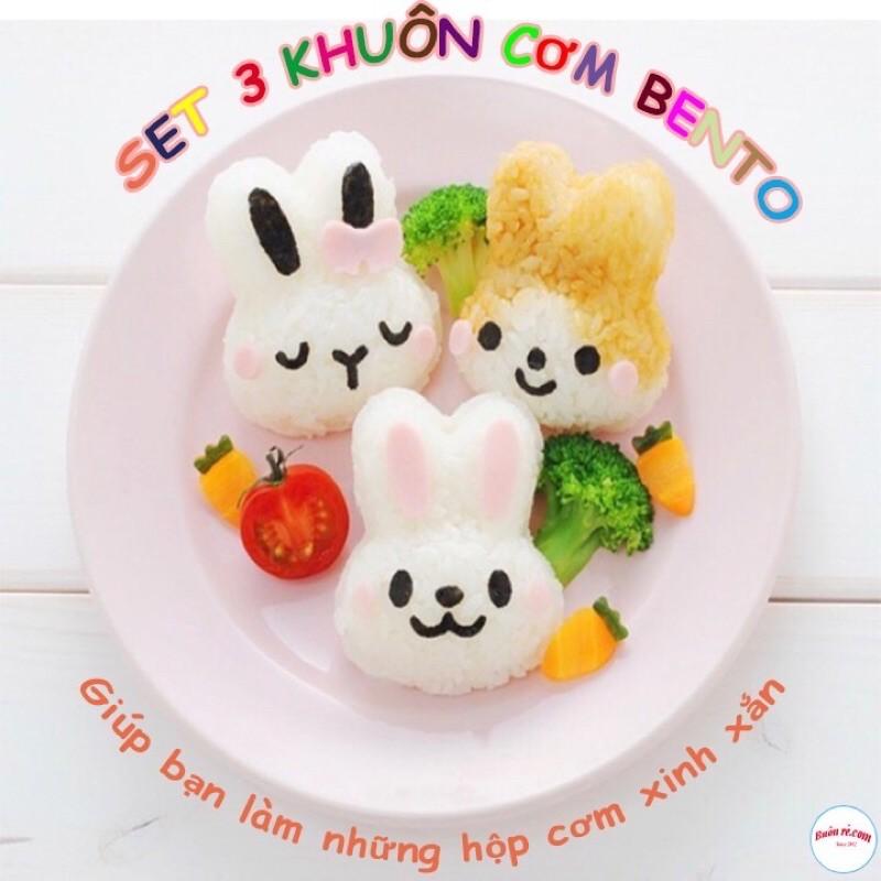 Khuôn Tạo Hình Cơm , Trứng , Làm Bánh Cho Bé Ăn Dặm Ngon Miệng