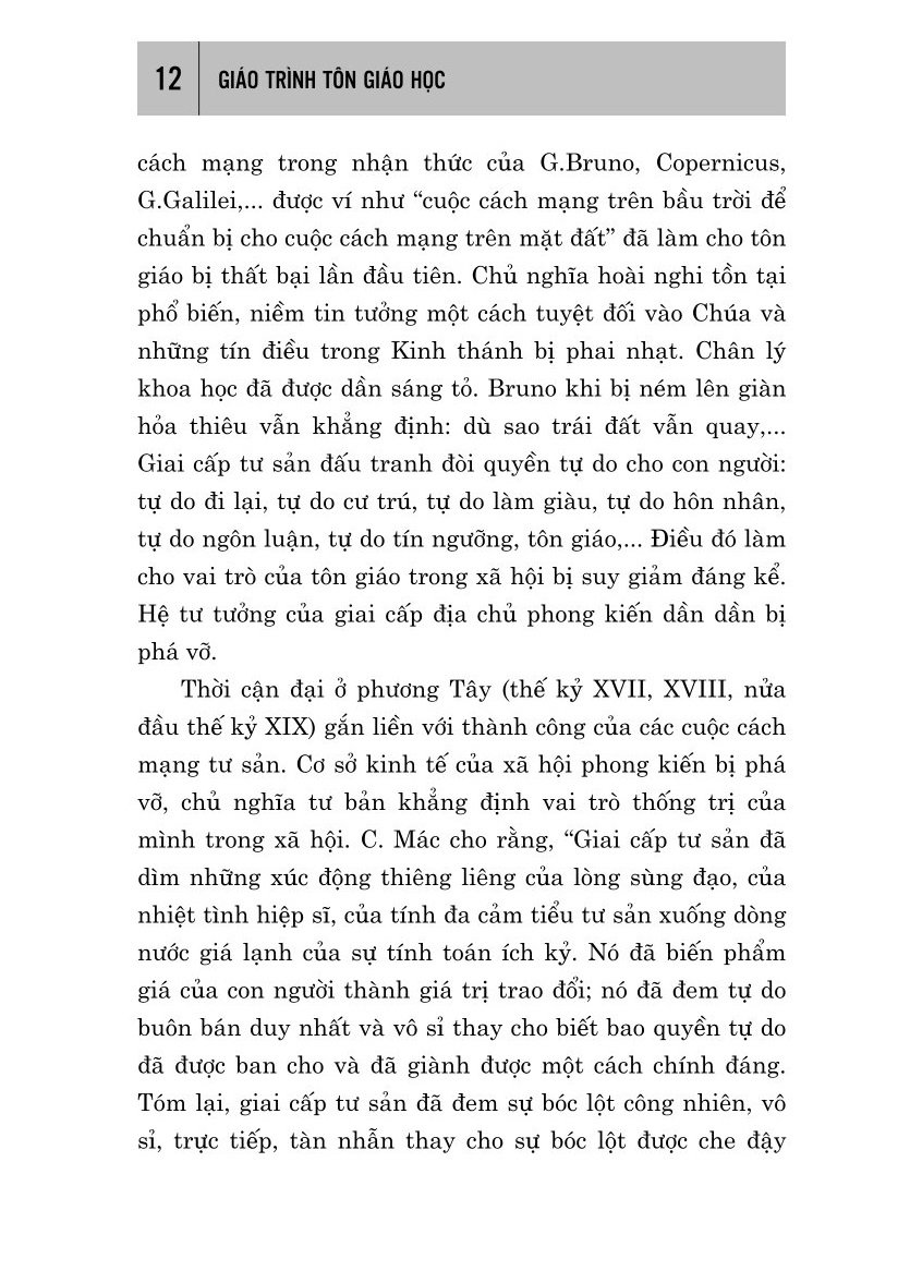 Giáo trình tôn giáo (bản in 2024)