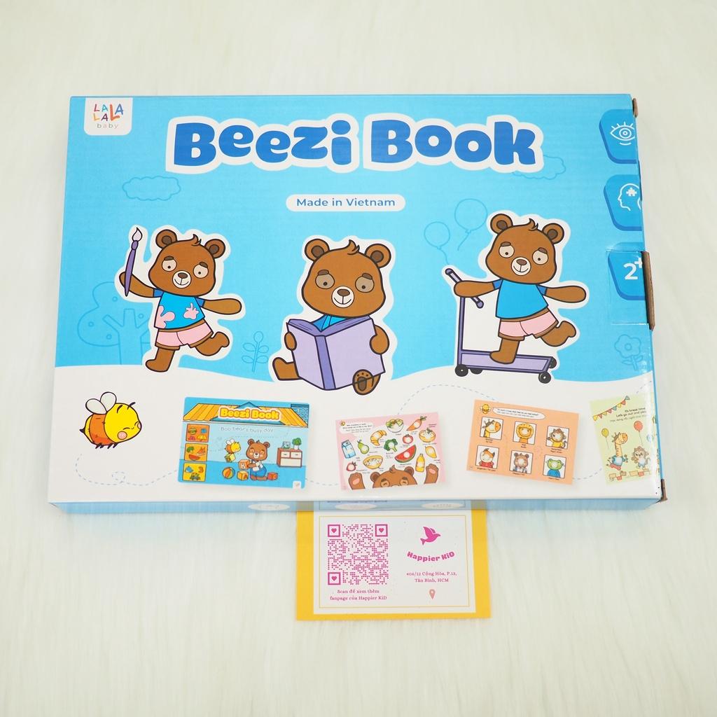 Học liệu bóc dán Beezi book cho bé Lalala baby nhiều chủ đề đa dạng, song ngữ Anh Việt