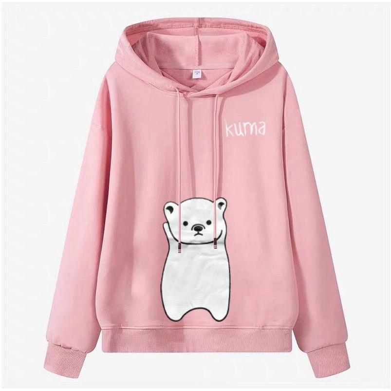 Áo hoodies form to y hình có mũ siêu xinh chất nỉ thời trang mới THỜI TRANG GU FASHION