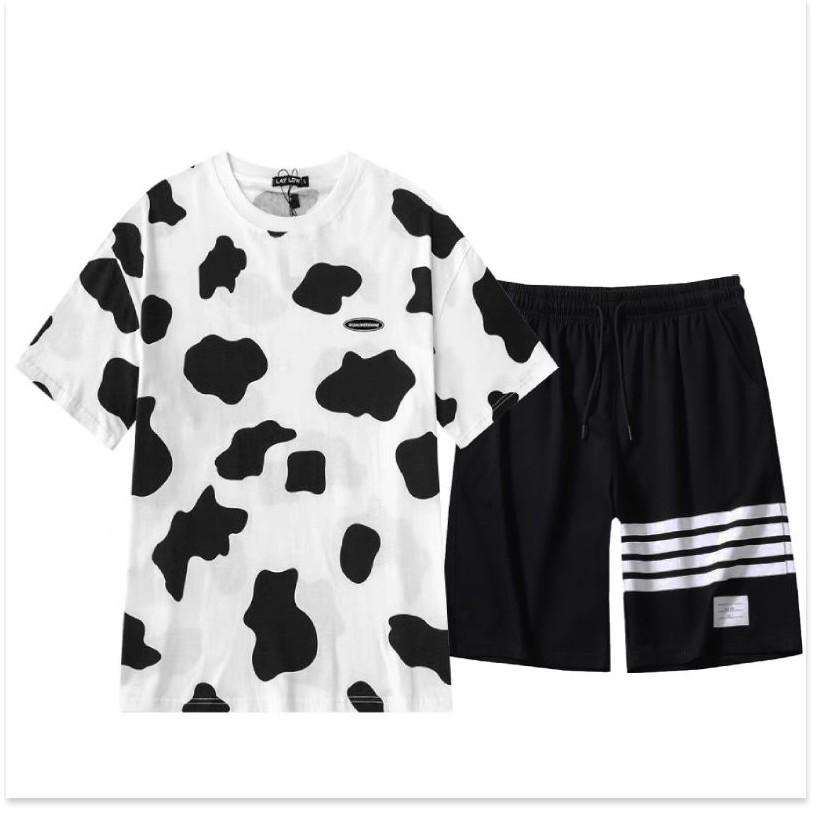 SET BỘ ĐỒ THUN COTTON HOA TIẾT MƠI LẠ CỰC ĐẸP , PHONG CÁCH , MÙA HÈ 2021 VINA 1HITSTORE